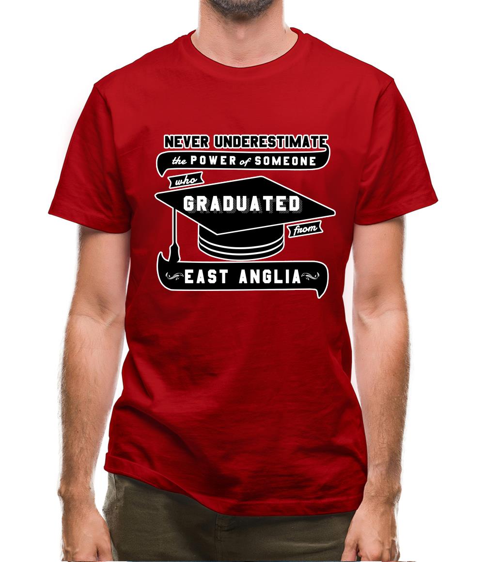 EAST ANGLIA Graduate Mens T-Shirt EAST ANGLIA Graduate Mens T-Shirt