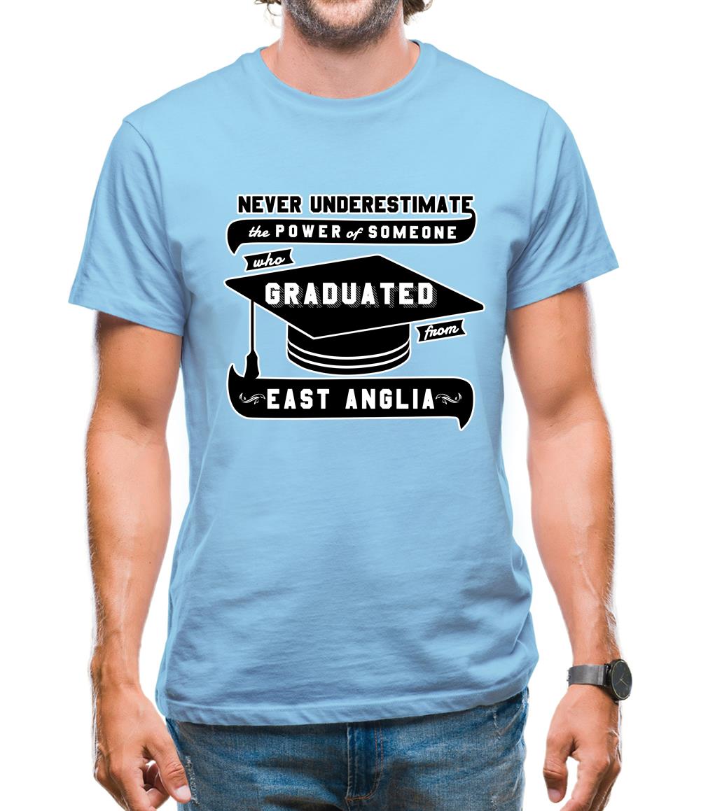 EAST ANGLIA Graduate Mens T-Shirt EAST ANGLIA Graduate Mens T-Shirt