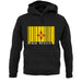 New Mexico  Barcode Style Flag unisex hoodie New Mexico  Barcode Style Flag unisex hoodie