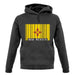 New Mexico  Barcode Style Flag unisex hoodie New Mexico  Barcode Style Flag unisex hoodie