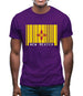New Mexico  Barcode Style Flag Mens T-Shirt New Mexico  Barcode Style Flag Mens T-Shirt