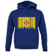 New Mexico  Barcode Style Flag unisex hoodie New Mexico  Barcode Style Flag unisex hoodie