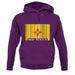 New Mexico  Barcode Style Flag unisex hoodie New Mexico  Barcode Style Flag unisex hoodie