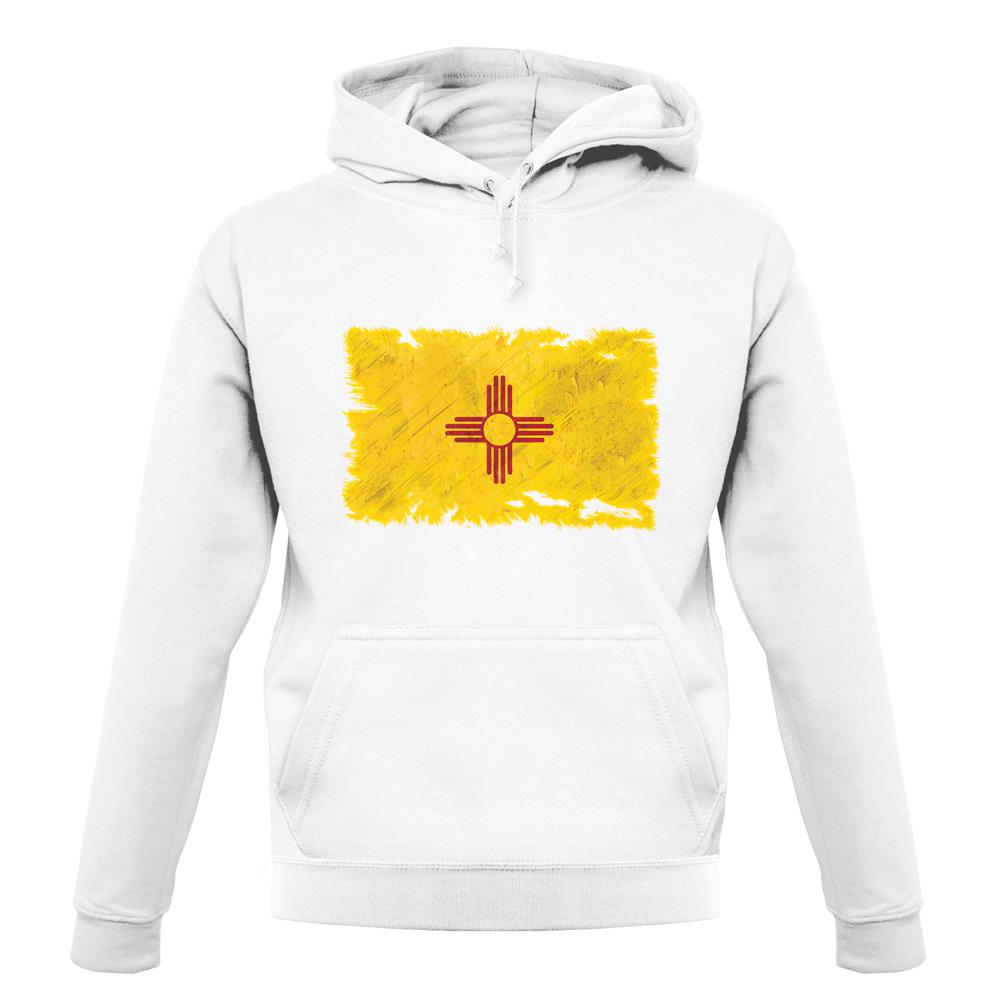 New Mexico Grunge Style Flag unisex hoodie New Mexico Grunge Style Flag unisex hoodie