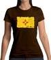 New Mexico Grunge Style Flag Womens T-Shirt New Mexico Grunge Style Flag Womens T-Shirt
