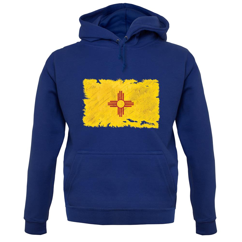 New Mexico Grunge Style Flag unisex hoodie New Mexico Grunge Style Flag unisex hoodie