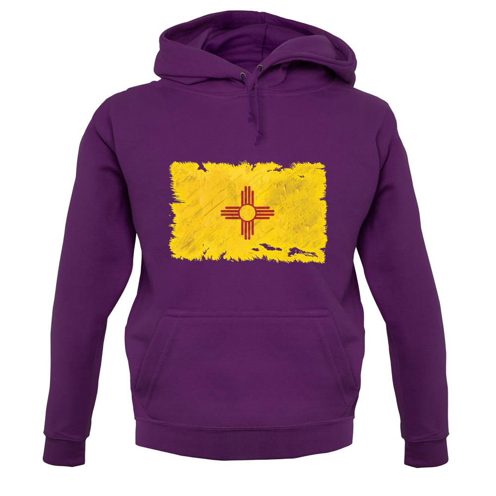 New Mexico Grunge Style Flag unisex hoodie New Mexico Grunge Style Flag unisex hoodie