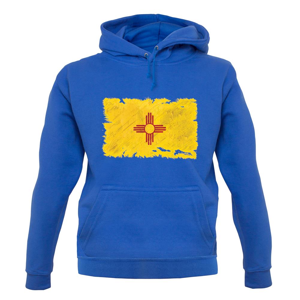 New Mexico Grunge Style Flag unisex hoodie New Mexico Grunge Style Flag unisex hoodie