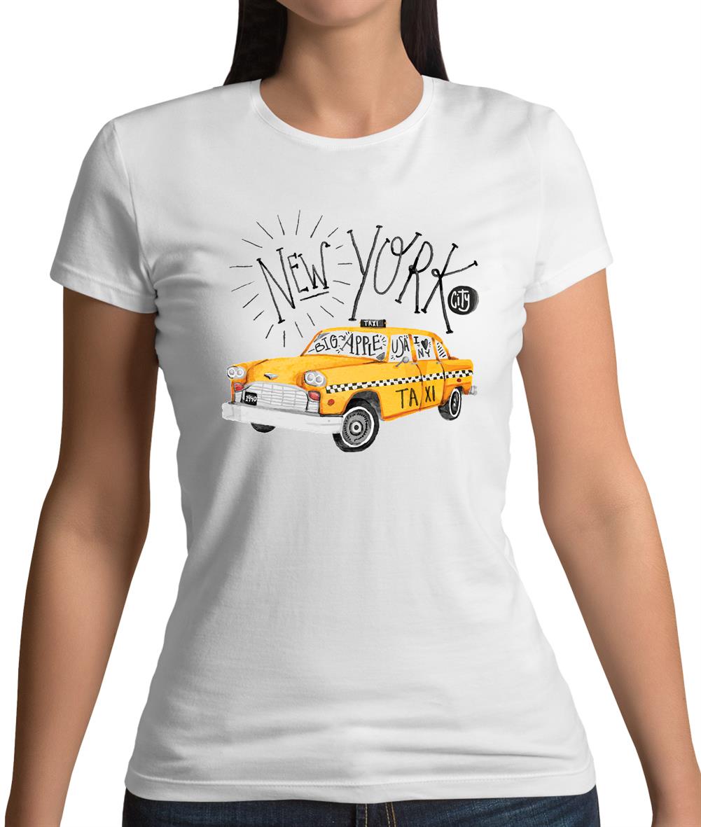 Yellow Taxi Nyc Womens T-Shirt Yellow Taxi Nyc Womens T-Shirt