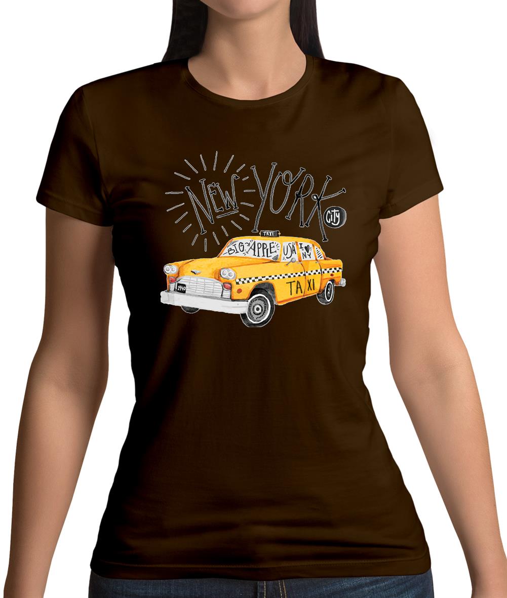 Yellow Taxi Nyc Womens T-Shirt Yellow Taxi Nyc Womens T-Shirt