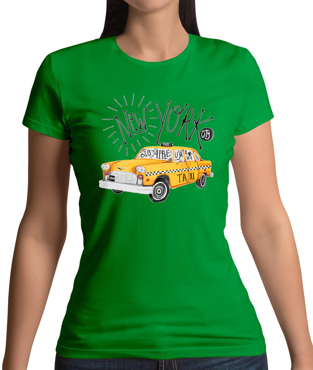 Yellow Taxi Nyc Womens T-Shirt Yellow Taxi Nyc Womens T-Shirt
