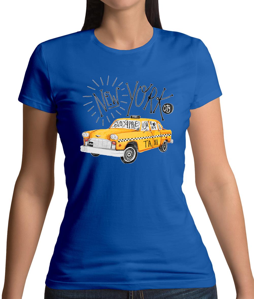 Yellow Taxi Nyc Womens T-Shirt Yellow Taxi Nyc Womens T-Shirt