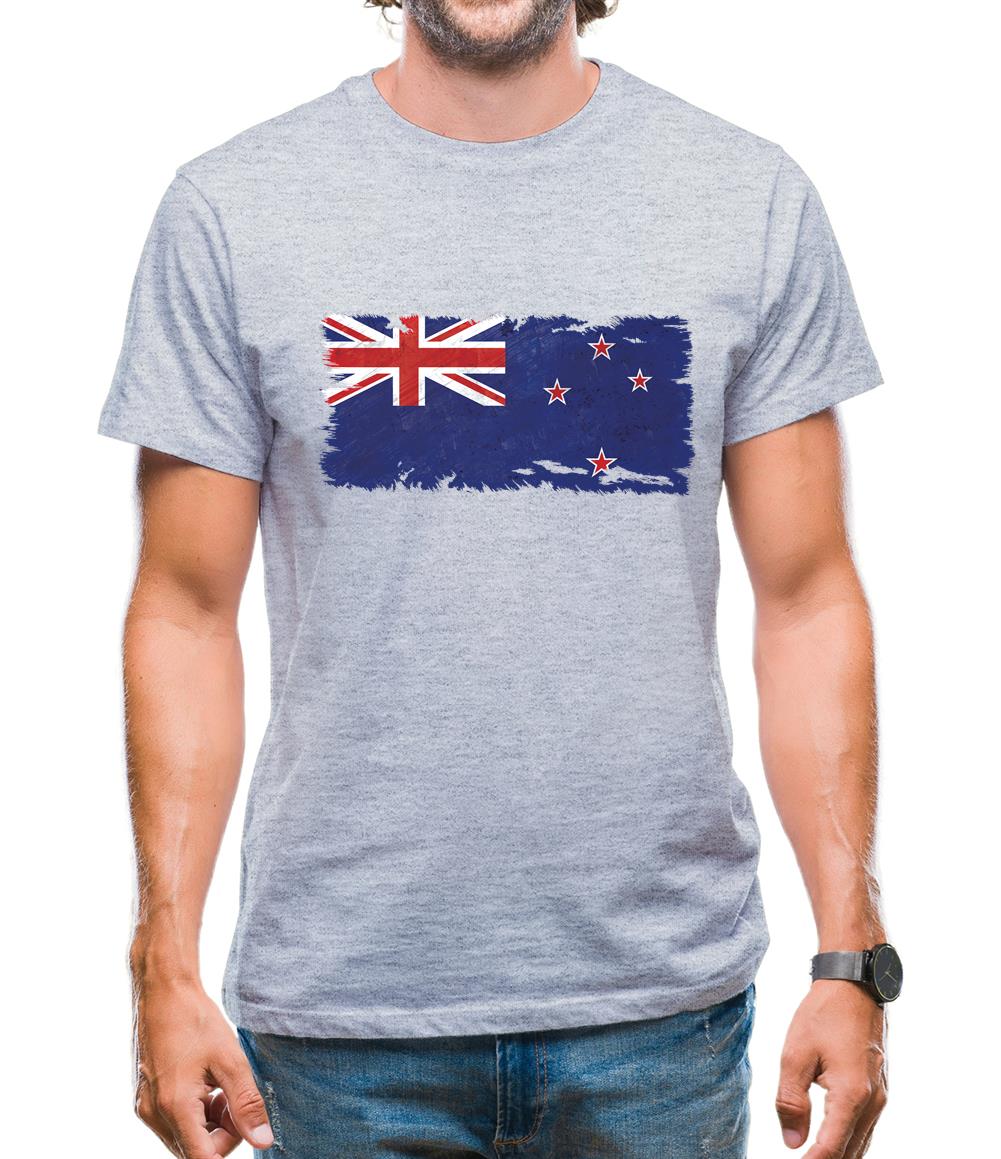 New Zealand Grunge Style Flag Mens T-Shirt New Zealand Grunge Style Flag Mens T-Shirt