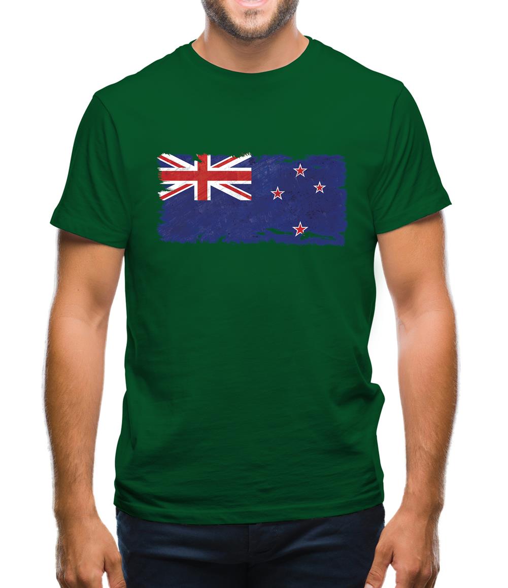 New Zealand Grunge Style Flag Mens T-Shirt New Zealand Grunge Style Flag Mens T-Shirt
