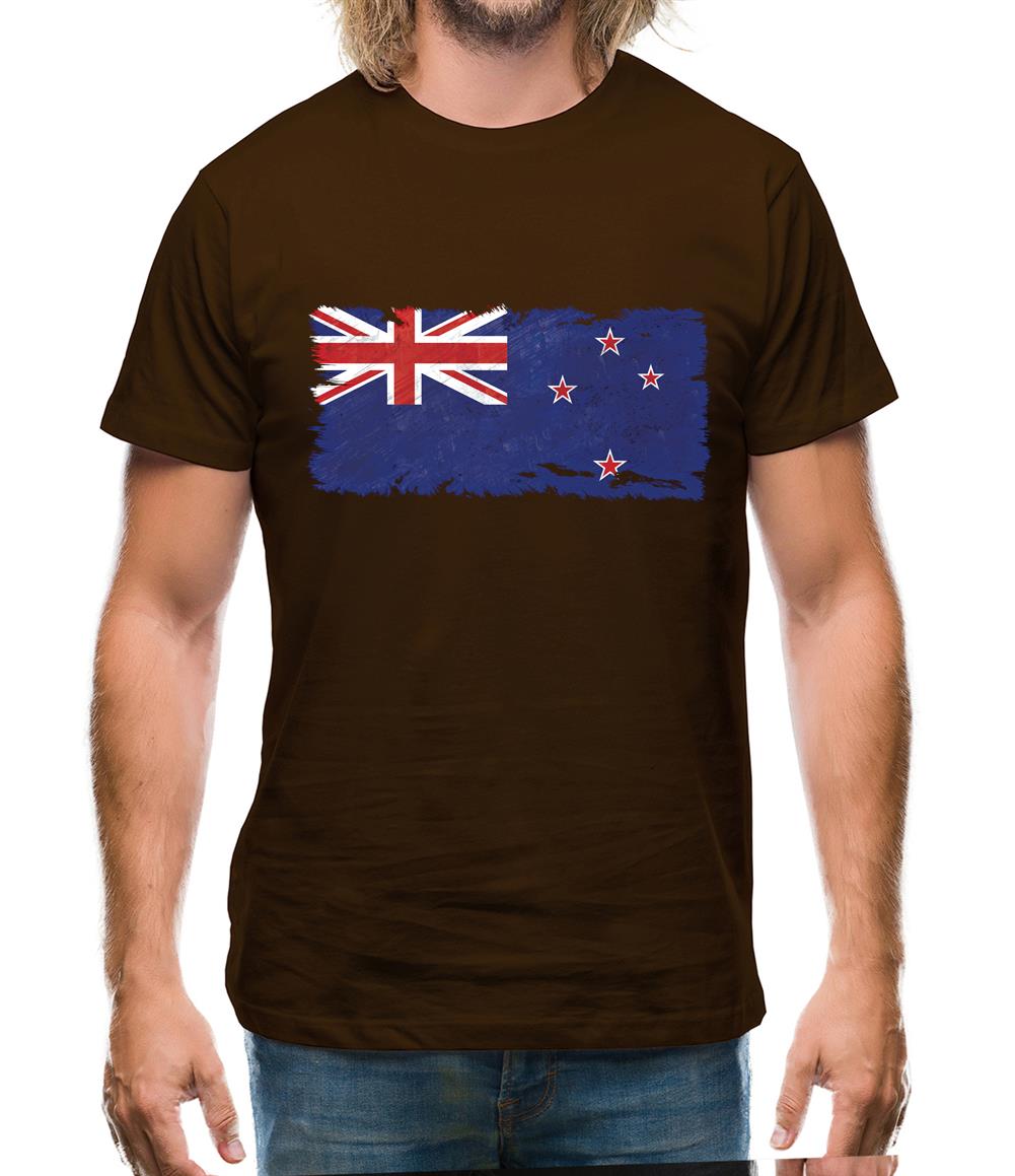 New Zealand Grunge Style Flag Mens T-Shirt New Zealand Grunge Style Flag Mens T-Shirt