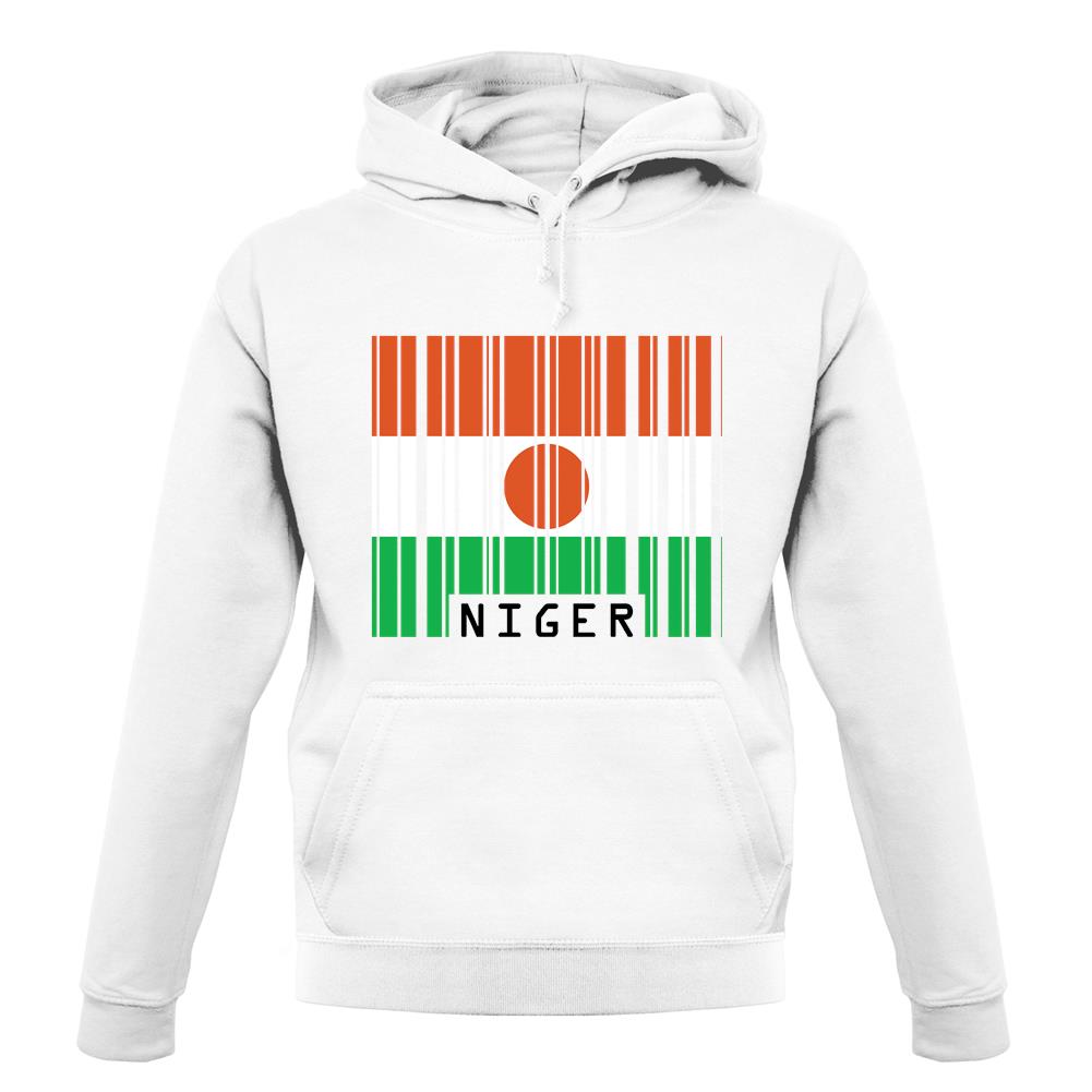 Niger Barcode Style Flag unisex hoodie Niger Barcode Style Flag unisex hoodie