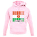 Niger Barcode Style Flag unisex hoodie Niger Barcode Style Flag unisex hoodie