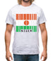 Niger Barcode Style Flag Mens T-Shirt Niger Barcode Style Flag Mens T-Shirt