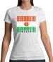 Niger Barcode Style Flag Womens T-Shirt Niger Barcode Style Flag Womens T-Shirt