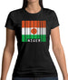 Niger Barcode Style Flag Womens T-Shirt Niger Barcode Style Flag Womens T-Shirt