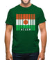 Niger Barcode Style Flag Mens T-Shirt Niger Barcode Style Flag Mens T-Shirt