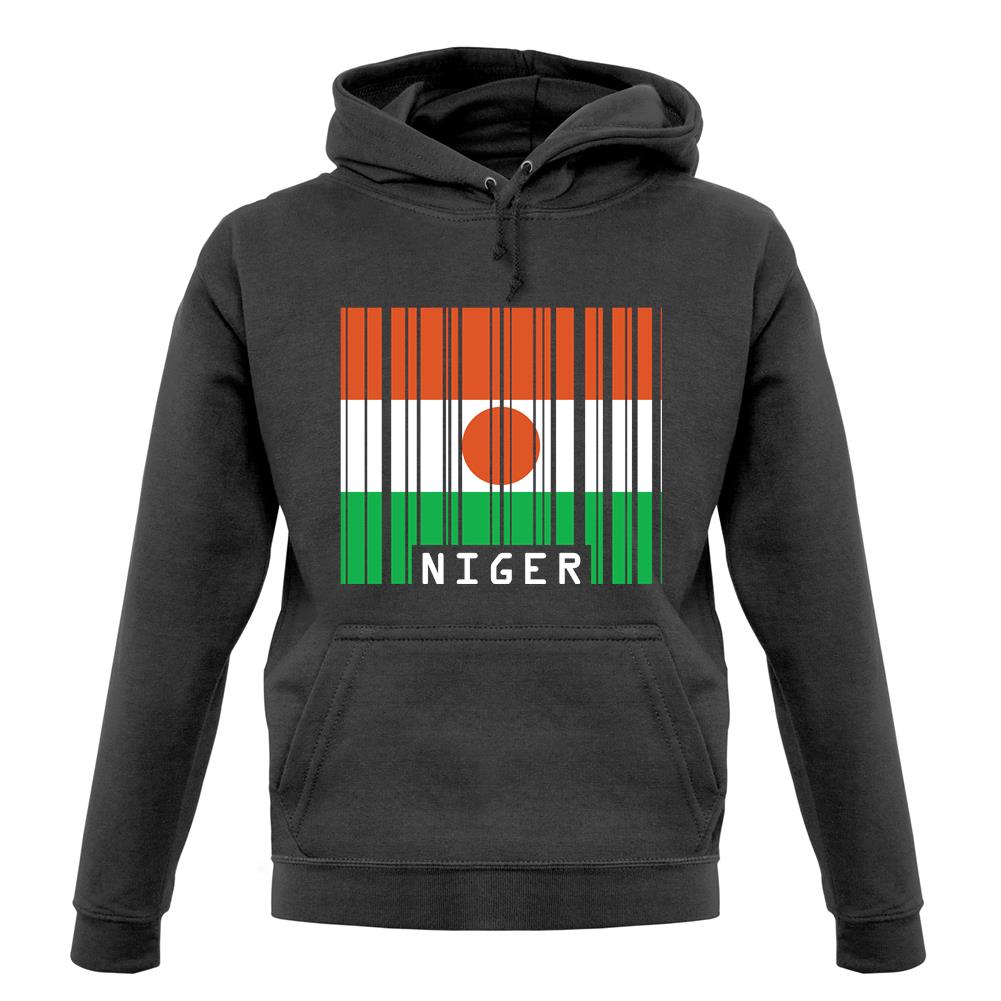 Niger Barcode Style Flag unisex hoodie Niger Barcode Style Flag unisex hoodie