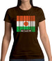 Niger Barcode Style Flag Womens T-Shirt Niger Barcode Style Flag Womens T-Shirt