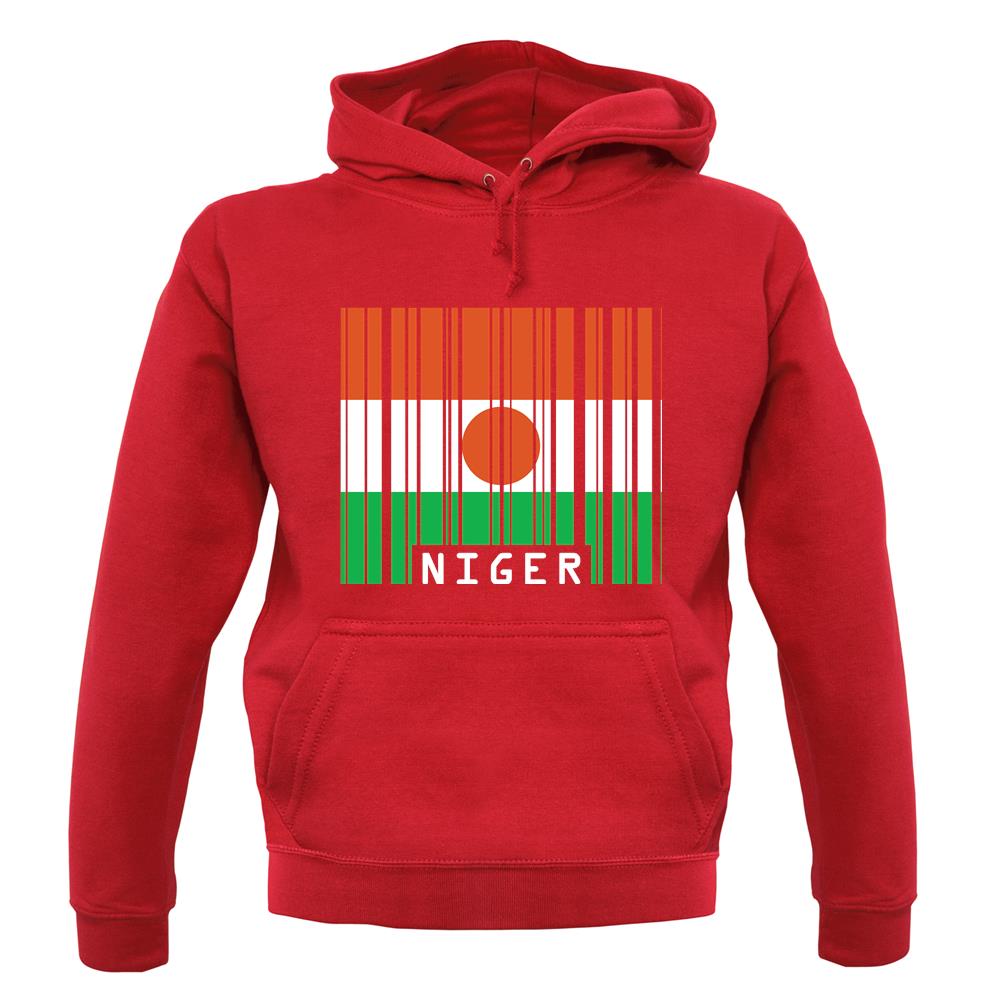 Niger Barcode Style Flag unisex hoodie Niger Barcode Style Flag unisex hoodie