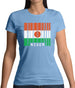 Niger Barcode Style Flag Womens T-Shirt Niger Barcode Style Flag Womens T-Shirt