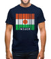 Niger Barcode Style Flag Mens T-Shirt Niger Barcode Style Flag Mens T-Shirt