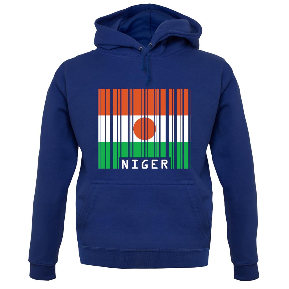 Niger Barcode Style Flag unisex hoodie Niger Barcode Style Flag unisex hoodie
