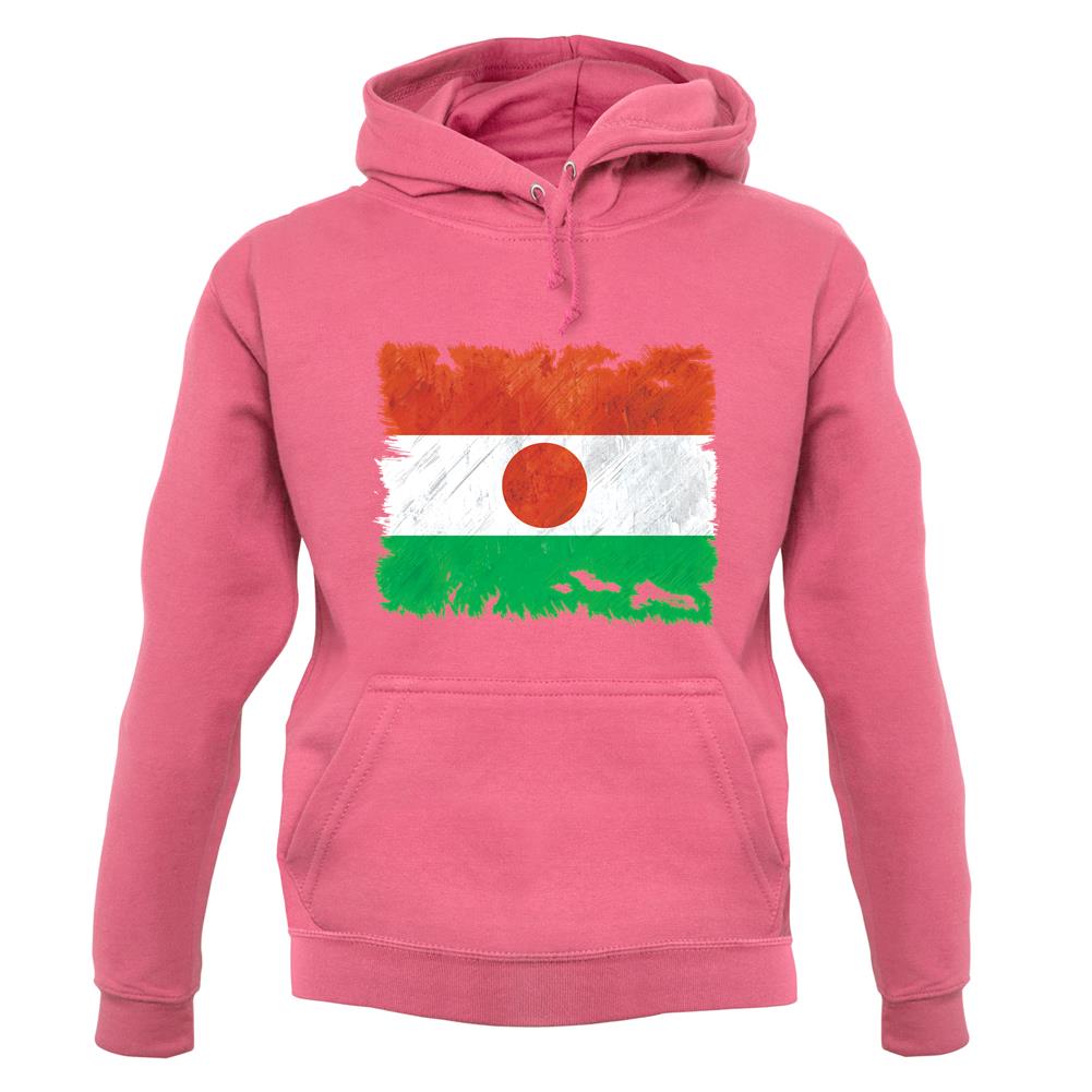 Niger Grunge Style Flag unisex hoodie Niger Grunge Style Flag unisex hoodie