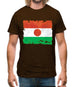 Niger Grunge Style Flag Mens T-Shirt Niger Grunge Style Flag Mens T-Shirt