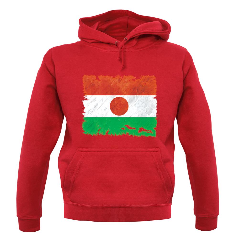 Niger Grunge Style Flag unisex hoodie Niger Grunge Style Flag unisex hoodie