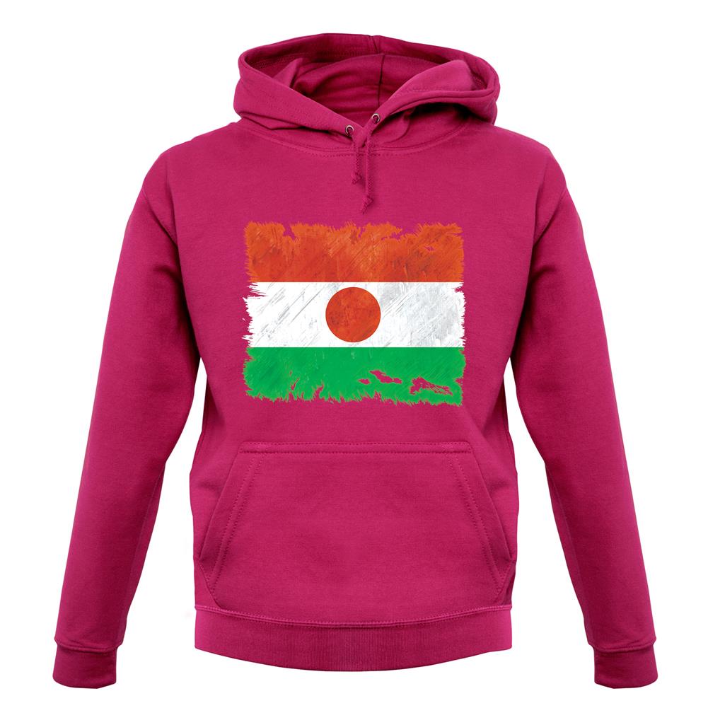Niger Grunge Style Flag unisex hoodie Niger Grunge Style Flag unisex hoodie