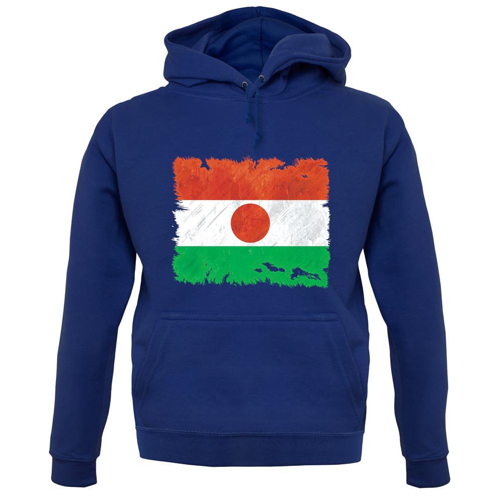 Niger Grunge Style Flag unisex hoodie Niger Grunge Style Flag unisex hoodie