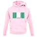 Nigeria Barcode Style Flag unisex hoodie Nigeria Barcode Style Flag unisex hoodie