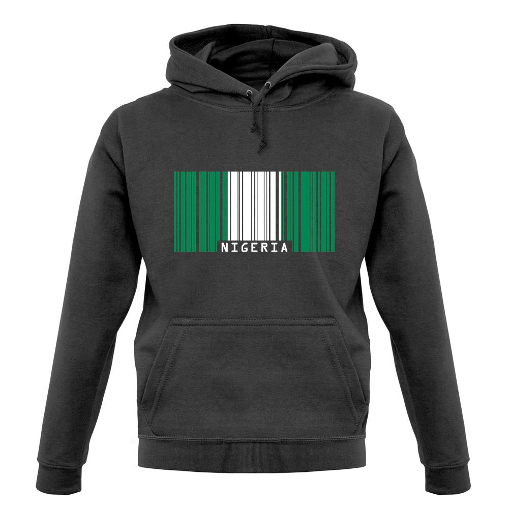 Nigeria Barcode Style Flag unisex hoodie Nigeria Barcode Style Flag unisex hoodie