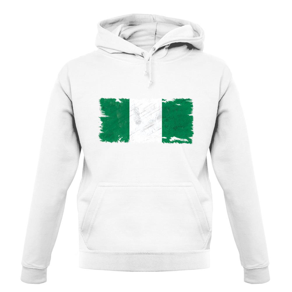 Nigeria Grunge Style Flag unisex hoodie Nigeria Grunge Style Flag unisex hoodie