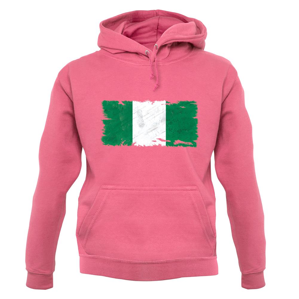 Nigeria Grunge Style Flag unisex hoodie Nigeria Grunge Style Flag unisex hoodie
