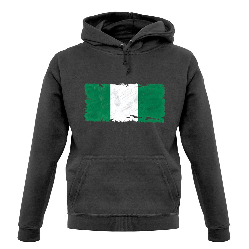 Nigeria Grunge Style Flag unisex hoodie Nigeria Grunge Style Flag unisex hoodie