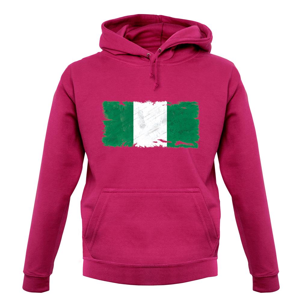Nigeria Grunge Style Flag unisex hoodie Nigeria Grunge Style Flag unisex hoodie