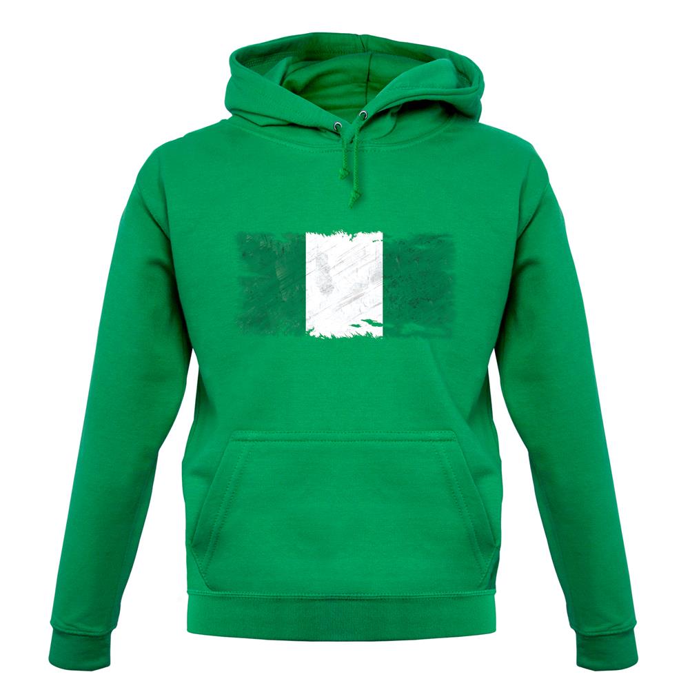 Nigeria Grunge Style Flag unisex hoodie Nigeria Grunge Style Flag unisex hoodie