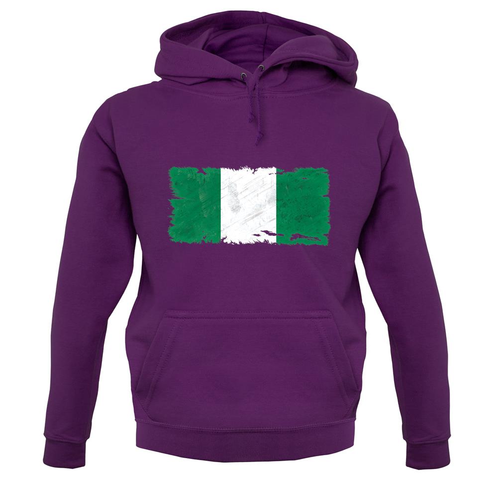 Nigeria Grunge Style Flag unisex hoodie Nigeria Grunge Style Flag unisex hoodie