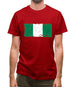 Nigeria Grunge Style Flag Mens T-Shirt Nigeria Grunge Style Flag Mens T-Shirt