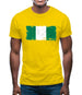 Nigeria Grunge Style Flag Mens T-Shirt Nigeria Grunge Style Flag Mens T-Shirt