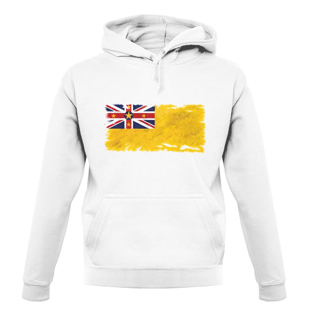 Niue Grunge Style Flag unisex hoodie Niue Grunge Style Flag unisex hoodie