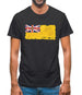 Niue Grunge Style Flag Mens T-Shirt Niue Grunge Style Flag Mens T-Shirt
