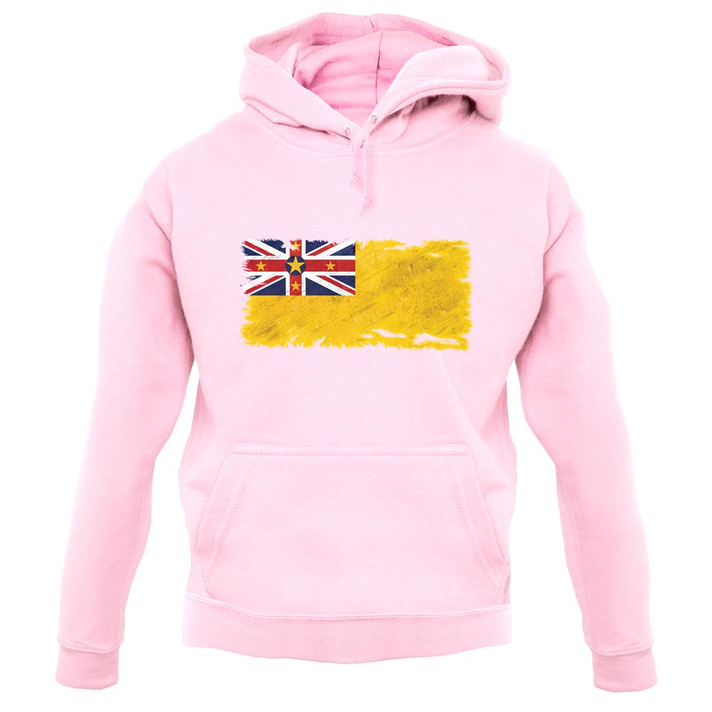 Niue Grunge Style Flag unisex hoodie Niue Grunge Style Flag unisex hoodie