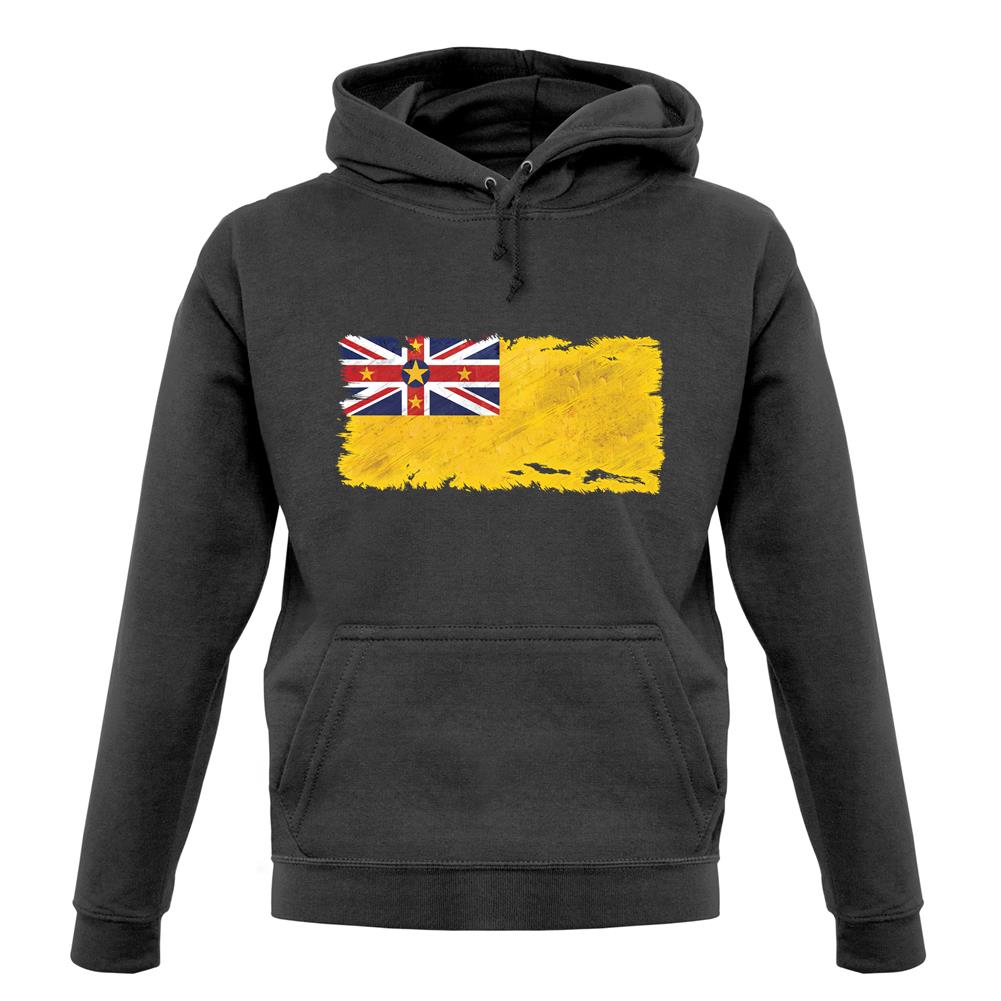 Niue Grunge Style Flag unisex hoodie Niue Grunge Style Flag unisex hoodie